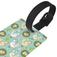 thumbnail image 3 of Hirioo Chicken Laying Eggs for Luggage ID Tag with Adjustable Strap Travel Baggage Bag Tags Suitcase Identify Labels for Women Men, 3 of 7