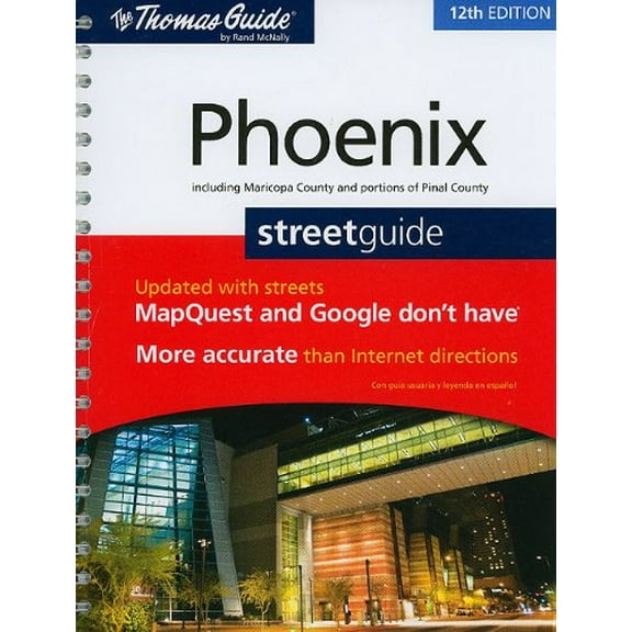 Pre-Owned The Thomas Guide Phoenix Streetguide, 9780528882746, 0528882740, Paperback, 12 edition
