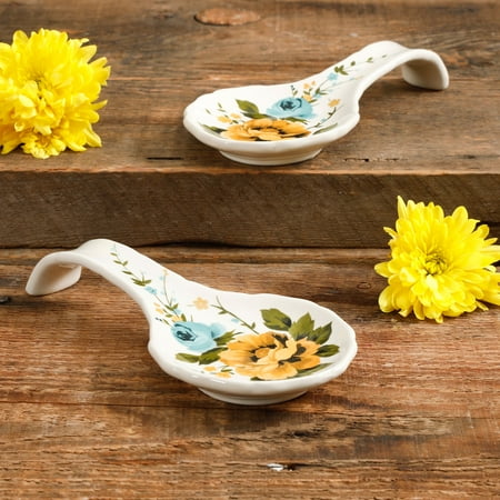 - The Pioneer Woman Fall Sale Rose Shadow Spoon Rests, Set of 2