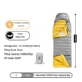 thumbnail image 2 of Saco de Dormir Naturehike Ultraligero de Plumas 3-4 Estaciones Gris, 2 of 7