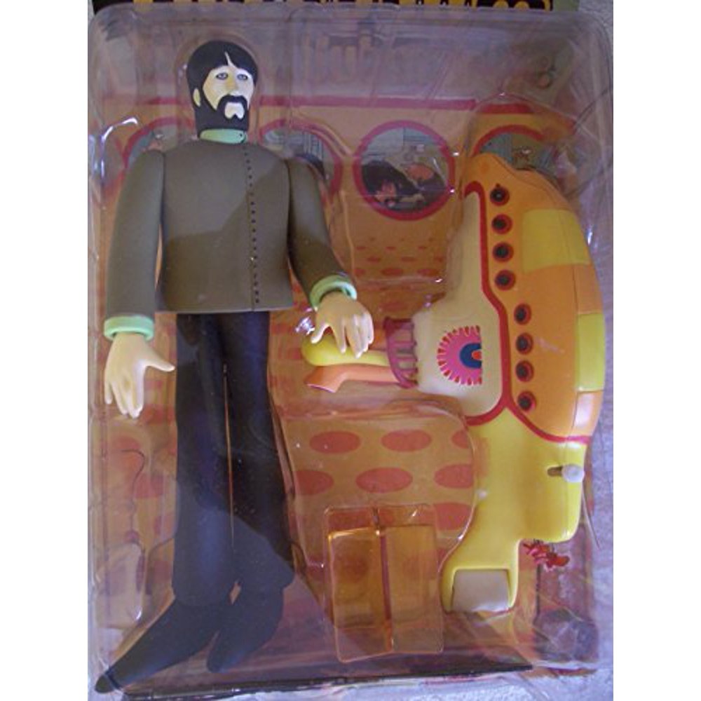 The Beatles Yellow Submarine Harrison Action Figure with Yellow