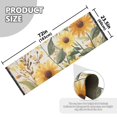 thumbnail image 5 of Yayeee Runner Rug for Bedroom 2'x6' Machine Washable Hallway Non Slip Mat, Beige Sunflowers, 5 of 8