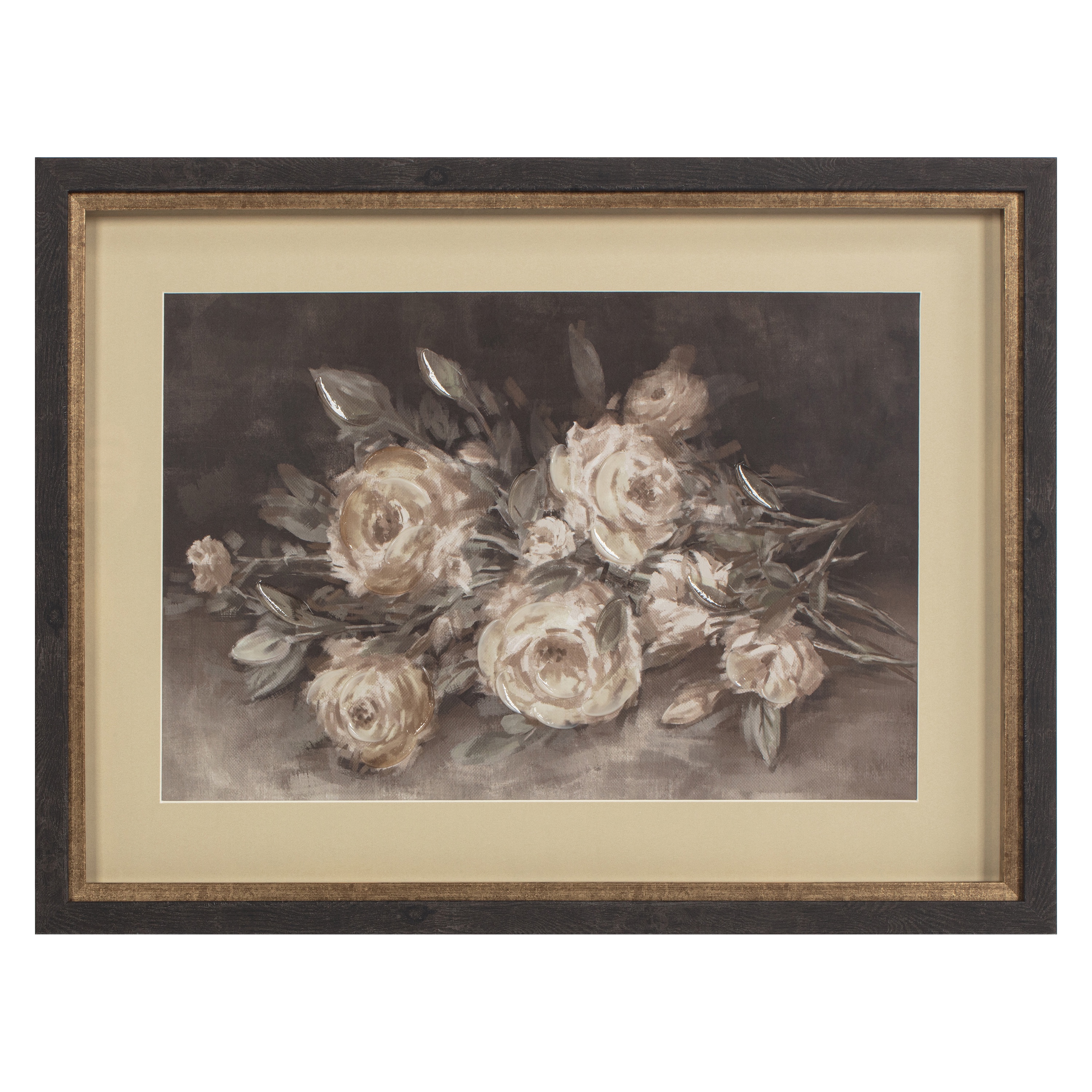 My Texas House From the Garden Framed Wall Art 24x18