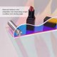 thumbnail image 3 of 6 Pack Large Iridescent Clear Acrylic Wall Mounted Floating Rack, Nail Polish Storage Rack, Room Wall Display Bookshelf, Modern 15 Inch Thickened Bath, 3 of 5