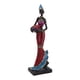 thumbnail image 1 of Estatua africana de mujer de pie, escultura de resina negra, decoración como se describe, 1 of 9