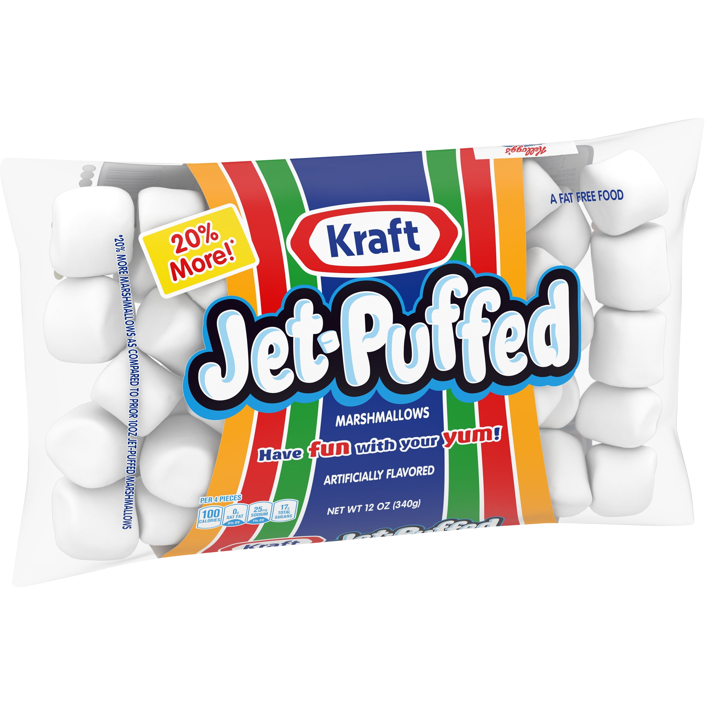 JetPuffed Marshmallows, 12 oz Bag