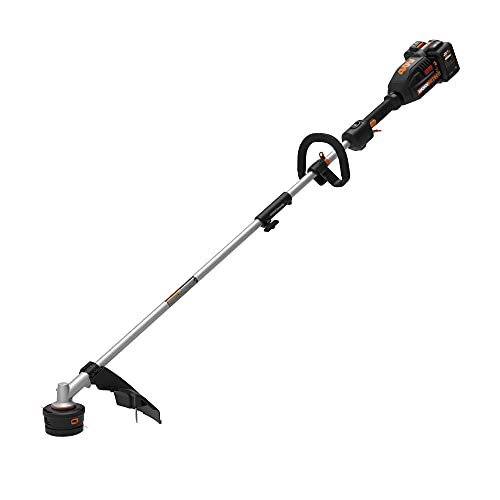 WORX WG186 40V Nitro Power Share Sans Fil avec Accessoire - Driveshare 15 Pouces Taille-Bordures, Noir et Orange