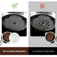 thumbnail image 3 of PinesC 500 Pcs Coffee Paper Filter for Espresso Coffee Maker, 58 mm Unbleached Espresso Filter Puck Screen Portafilter Paper Compatible with Breville Barista, Mr. Coffee and Other Espresso Machine, 3 of 5