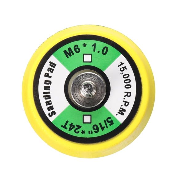 2" Hook and Loop Backing Sanding Pads with M6*1mm Thread, Y   B 1Pcs