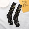 thumbnail image 4 of Daiia Sports Socks Spiderweb Bats And A Spider Printed Novelty Crew Socks for Men Women Knee High Socks Cotton Socks Soft & Breathable Support Unisex Socks, 4 of 9
