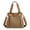 Brown, variant on KAWELL Women's Canvas Tote Purses Work Shoulder Crossbody Bag Vintage Multi-pocket Handbags