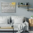thumbnail image 2 of Stupell Industries Be the Sunshine Positivity Phrase Charming Sign Canvas Wall Art Design by Daphne Polselli, 2 of 6