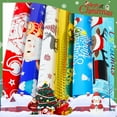 thumbnail image 7 of HRX Package Christmas Drawstring Gift Bags Holiday Gift Wrapping Bags Drawstring, 15pcs Christmas Foil Sacks Pouches with Gift Tag for Xmas Presents Party Favor, 7 of 7