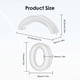 thumbnail image 3 of Almohadillas Silicona para Anker Soundcore Life Q20i() Color Blanco, 3 of 3
