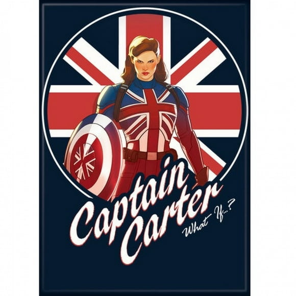 Marvel Studios Magnet de Personnage de Capitaine Carter Série What If...?