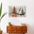 thumbnail image 4 of Creative Products Painterly Sailboats 24 x 16 Canvas Wall Art, 4 of 5
