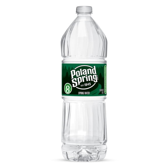Poland Spring Maine Spring Water, 1 Liter, Single Plastic Bottle