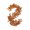 🍒 Gold_Hot#443, variant on Artificial Maple Leaf Letter S, Oversized 70-Inch, Boho Hanging Wall Decor for Fall, Halloween, Living Room, Wine