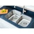 thumbnail image 4 of Wells Sinkware 32 in. 16 Gauge Undermount 60-40 Double Bowl Stainless Steel Kitchen Sink, 4 of 4