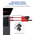 thumbnail image 2 of Adaptador USB C a USB 3.0 JSAUX, cable OTG rojo, paquete de 2 unidades, 2 of 7