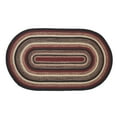 thumbnail image 4 of VHC Brands Jute Rug 60x96 w/Pad, Jute Area Rug, Accent Rug, Floor Decor, Braided, Connell Collection, Oval 60x96, Country Black, 4 of 5