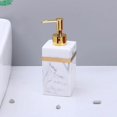 thumbnail image 3 of Maoww Distributeur de Savon en Résine Réutilisable pour Shampoing Douche de Cuisine de Table Blanc-500ml, 3 of 8