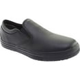 thumbnail image 2 of Genuine Grip 2060-11W Mens Slip-Resistant Retro Slip-on Work Shoes, Black - Size 11 Wide, 2 of 7