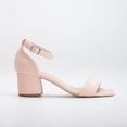 thumbnail image 3 of Illy - Zapatos de tacón de ante color coral con perlas coral 25 CM, 3 of 3