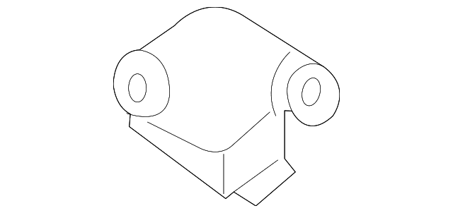 Genuine Nissan Rear Muffler Mount Bracket 20651-JA000