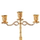thumbnail image 3 of Candelabros de cristal chapado / Candelabros de 5 velas, para bodas, fiestas y cenas. 3 brazos- 22cm, 3 of 9