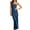 DT-Navy, variant on DailyTrove Women's Solid Color Satin Maxi Dress, Strapless, Formal Event & Wedding Wear, Durable Polyester Blend, Fit & Flare, Plus Size Friendly