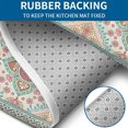 thumbnail image 4 of Orange and Purple Diamond Shaped Geometric Boho Pattern Bathroom Rugs Sets 3 Piece,Toilet Cover Set,Absorbent Non Slip Bathroom Mats Sets with U-Shaped Contour Rug Toilet Rug Set, 4 of 5