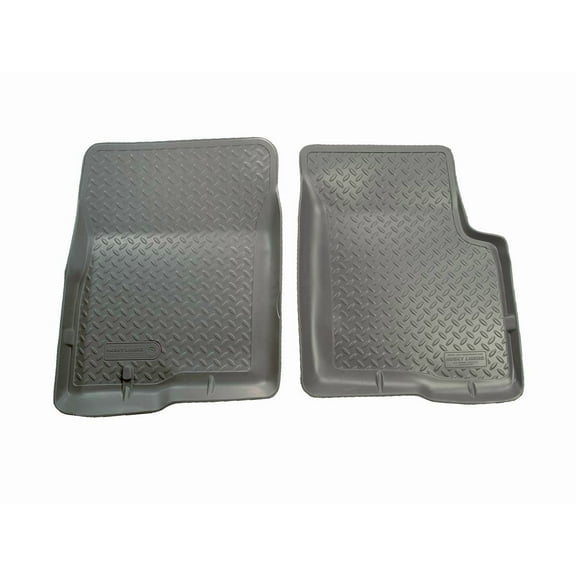Husky Liners 35112 Classic Style Floor Liners Fit 1995-2004 Toyota Tacoma Regular & Xtra Cab Front Row 2-Pc Grey
