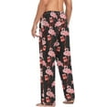 thumbnail image 5 of Top-kevin Multi- Xmas Flamingo Men's Pajama Pants Pjs Bottoms with Pockets Sleep Lounge Pants for Men, 5 of 13