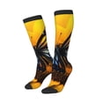 thumbnail image 2 of Fotbe Butterfly On Sunflower print Women's Men's Novelty Crew Socks Cotton Socks Knee High Socks for Walking,Running,Nurses,Pregnancy, 2 of 8