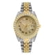 thumbnail image 1 of Reloj de cuarzo para mujer, reloj de pulsera de cuarzo con calendario romano y diamantes completos, 1 of 6