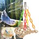 thumbnail image 4 of Jaula de Juguete para Masticar, Jaula Colgante, Hamaca de Juguete para Periquitos, Pájaros Pequeños, Conures, s, Suministros para Mascotas Yinane Percha columpio para loro, 4 of 8