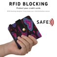 thumbnail image 4 of Small Wallet For Women Bifold Leather Pocket Coin Credit Card Holder With RFID Blocking Heart-shaped Images, 4 of 6