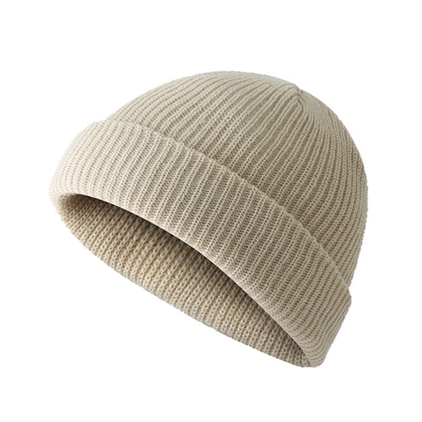 Gorro de punto unisex para invierno con pompón sintético - Gorro cálido de mezcla de lana, talla única, para hombres y mujeres adultos