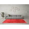 thumbnail image 3 of Ahgly Company Indoor Rectangle Oriental Orange Industrial Area Rugs, 7' x 9', 3 of 4