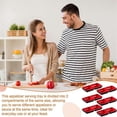 thumbnail image 2 of Juego de 6 pequeños platos para salsa barbacoa, salsas, condimentos, encurtidos, vinagre y salsa de soja., 2 of 5