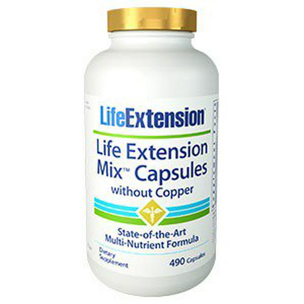 Life Extension Life Extension Mix Capsules Without Copper
