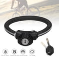 thumbnail image 1 of Anti-Pry Bike Lock, 1 Set Bicycle Cable Lock, Zinc Alloy & PVC for Bike Bicycle Matte Black,Reflective Matte Black, 1 of 8