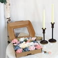 thumbnail image 4 of Caja de flores artificiales Set Floral Gypsophila Roses con tallos Plantas nupciales para Arreglos Decoración de, 4 of 9