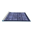 thumbnail image 2 of Ahgly Company Machine Washable Indoor Rectangle Abstract Blue Modern Area Rugs, 2' x 3', 2 of 4