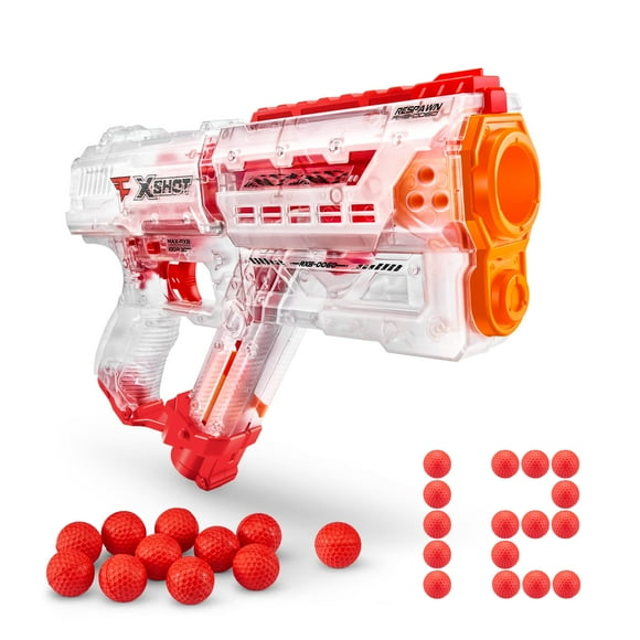 Chaos Faze Respawn (12 Balles de Fléchettes) par ZURU X Faze Clan, X-Shot Blaster de Fléchettes en Mousse, Blaster Jouet, 100 Pieds/30, Jouets pour Enfants, Adolescents, Adultes