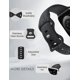thumbnail image 2 of Compatible con correas de Apple Watch de 38/40/41 mm, correa deportiva con patrón de diente de león grabado de repuesto para iWatch Series 8/7/SE/6/5/4/3/2/1, negro y blanco, 2 of 4