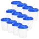 thumbnail image 3 of 12 vasos medidores de plástico con tapa para muestras de 120 ml para laboratorio., 3 of 7