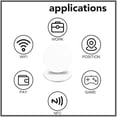 thumbnail image 5 of 60 etiquetas NFC, chip adhesivo NFC Ntag 215, etiqueta NFC redonda, tarjeta NFC regrabable, parte posterior adhesiva, compatible con NFC, color blanco, 5 of 5