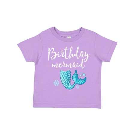 

Inktastic Birthday Mermaid Girls Party Gift Toddler Toddler Girl T-Shirt